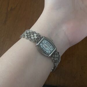 Elegant Vintage MZ Berger Silver Women's Watch